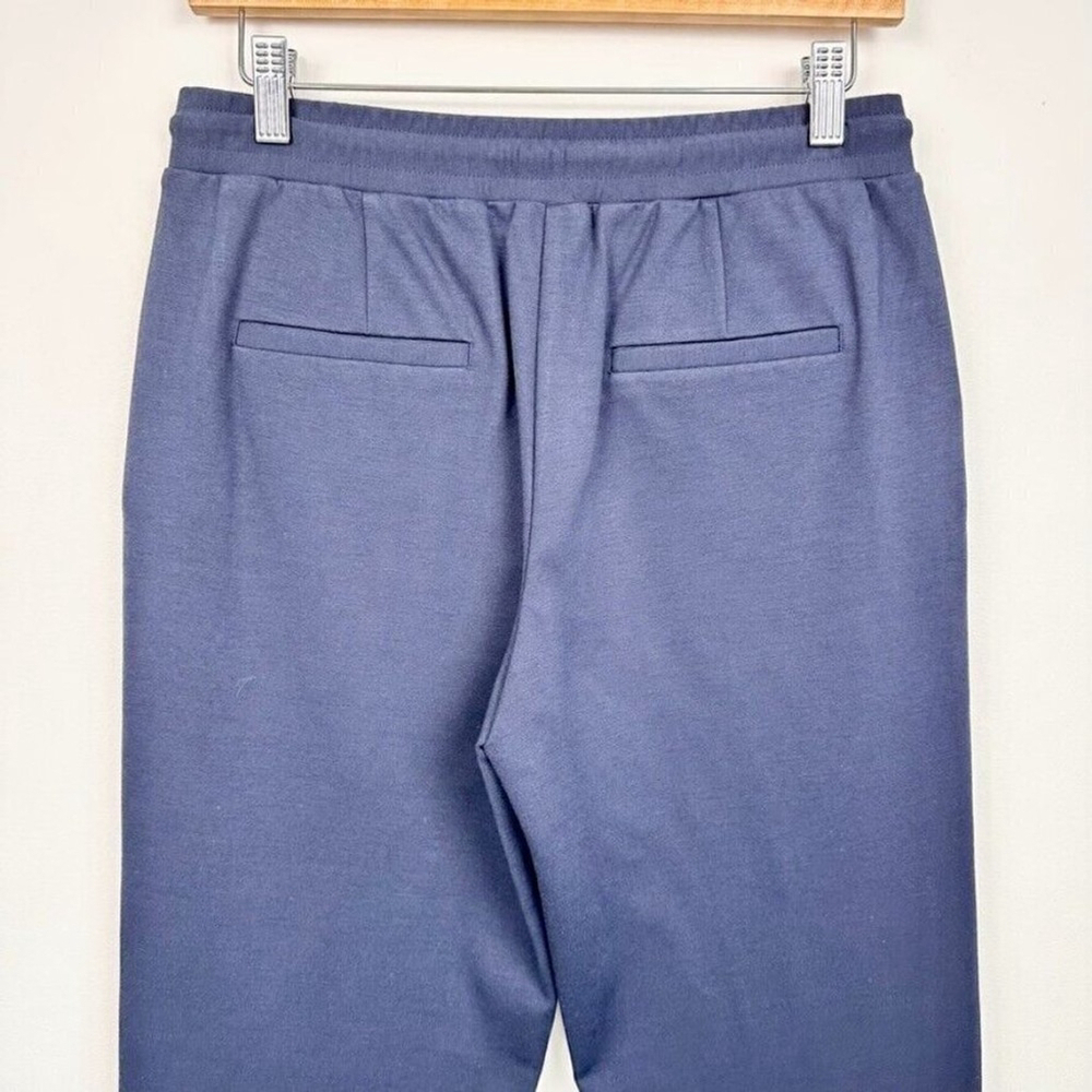 Olsen Womens Lisa Straight Leg Pants Size S Navy Blue Comfort - Picture 7 of 13